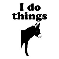 I Do Things Half Ass V-neck Tee | Artistshot