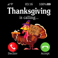 Turkey Pilgrim Pie Thanksgiving Is Calling Decline Or Accept T Shirt Adjustable Cap | Artistshot