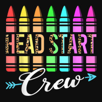 Team Head Start Crew Back To School Crayons Kids Teacher Crop Top | Artistshot