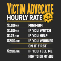 Victim Advocate Hourly Rate   Funny Victim Lawyer Solicitor T Shirt Printed Hat | Artistshot