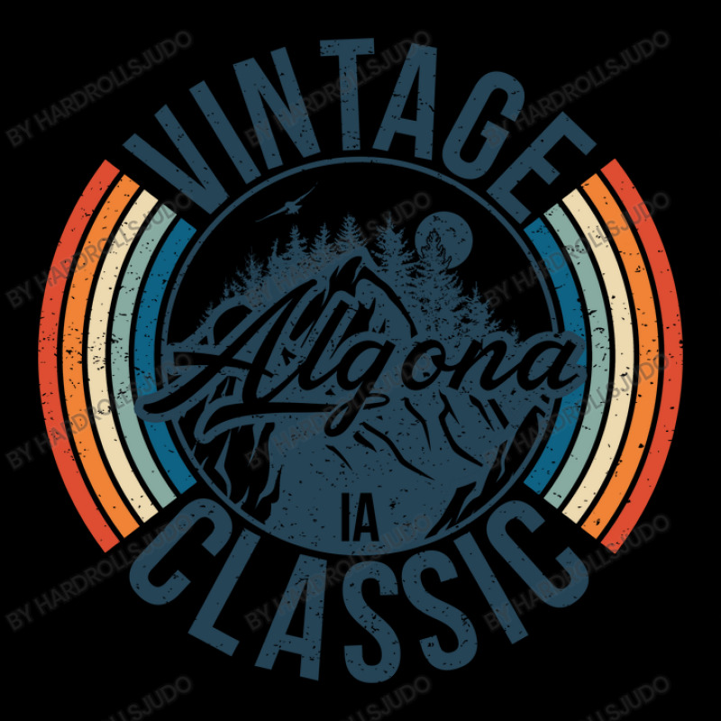 I Love Algona Iowa Retro Vintage Classic Limited Edition V-Neck Tee by hardrollsjudo | Artistshot