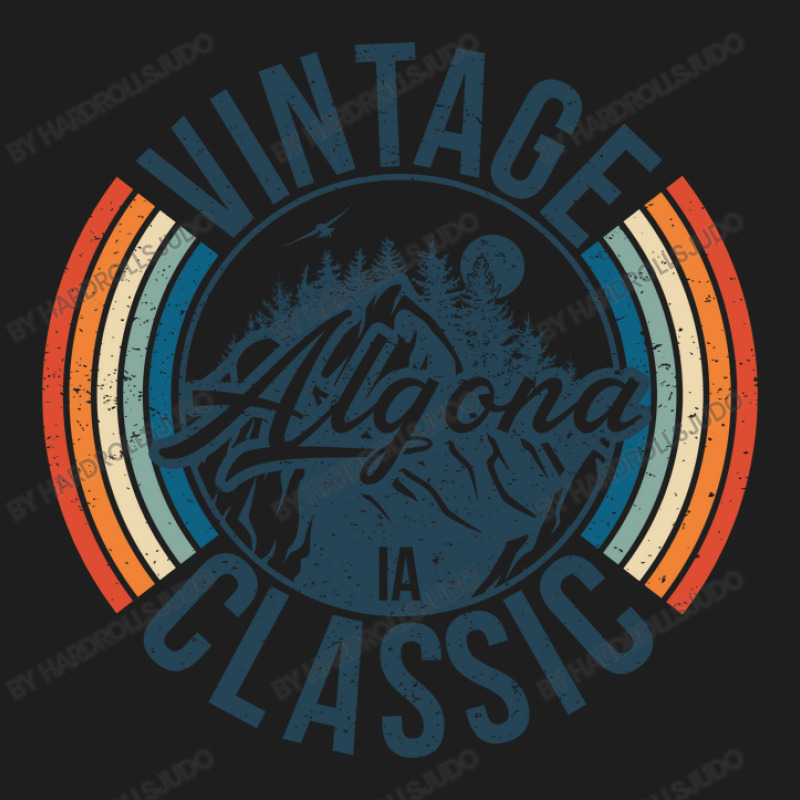 I Love Algona Iowa Retro Vintage Classic Limited Edition Classic T-shirt by hardrollsjudo | Artistshot