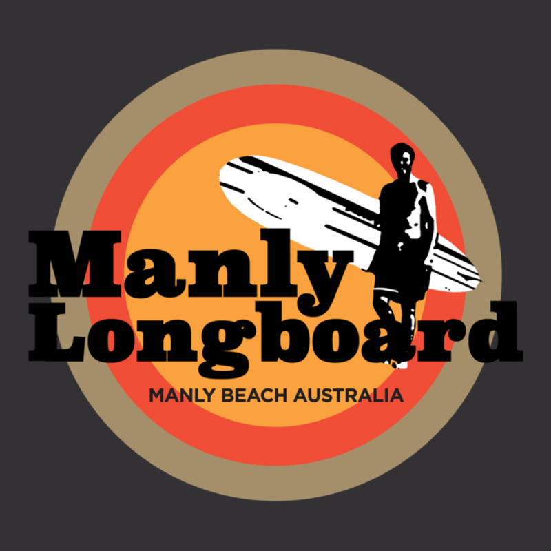 Manly Longboard Retro Surf Vintage Hoodie | Artistshot