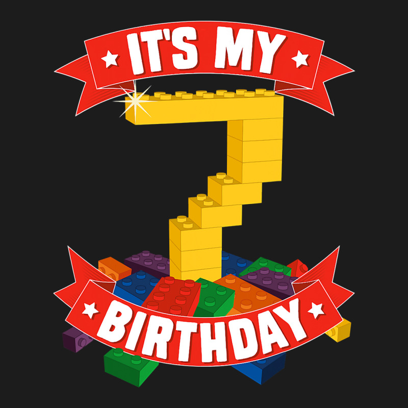 It's My Birthday 7 Years Old Block Building Boys Hoodie & Jogger Set | Artistshot