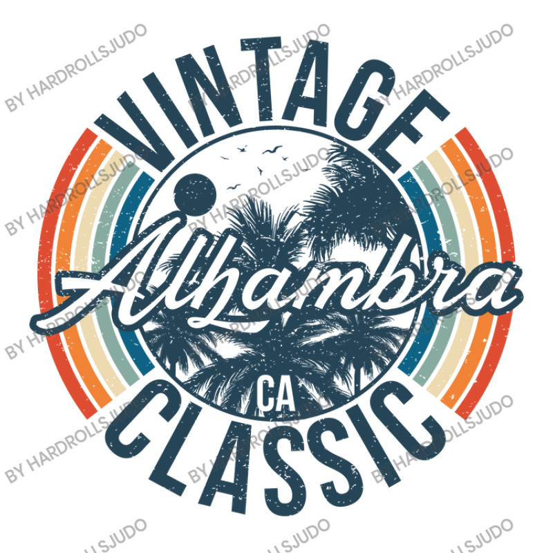 I Love Alhambra California Retro Vintage Classic Limited Edition Sticker | Artistshot