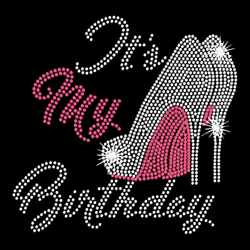 It's My Birthday Cursive Shoes Bling Rhinestone Pocket T-Shirt by trokeryth | Artistshot