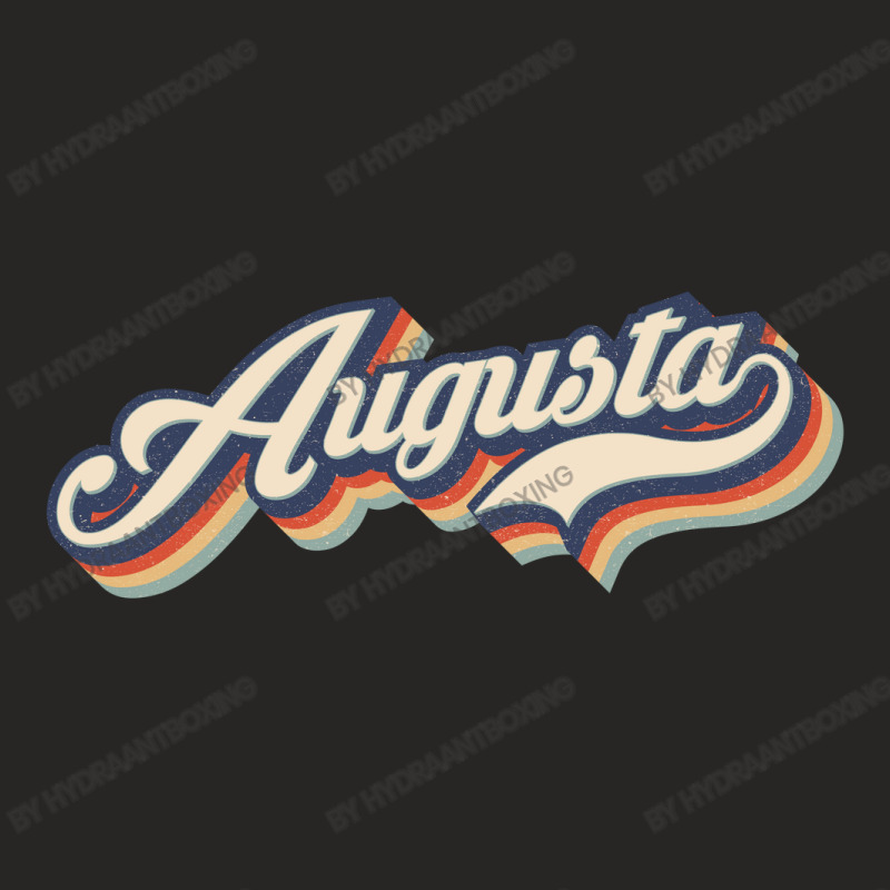 I Love Augusta City Usa Retro Vintage Ladies Fitted T-Shirt by HydraAntBoxing | Artistshot