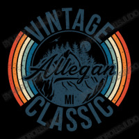 I Love Allegan Michigan Retro Vintage Classic Limited Edition V-neck Tee | Artistshot