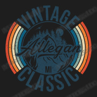 I Love Allegan Michigan Retro Vintage Classic Limited Edition Classic T-shirt | Artistshot