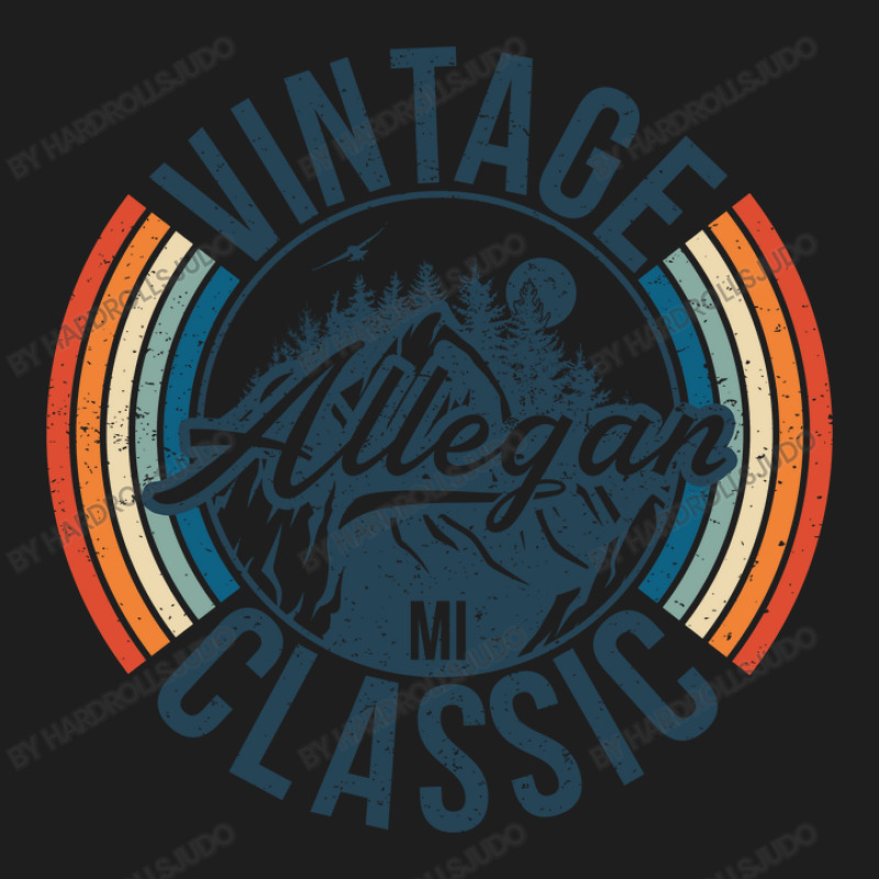 I Love Allegan Michigan Retro Vintage Classic Limited Edition Classic T-shirt | Artistshot