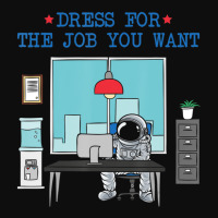 Dress For The Job You Want Astronaut Crop Top | Artistshot