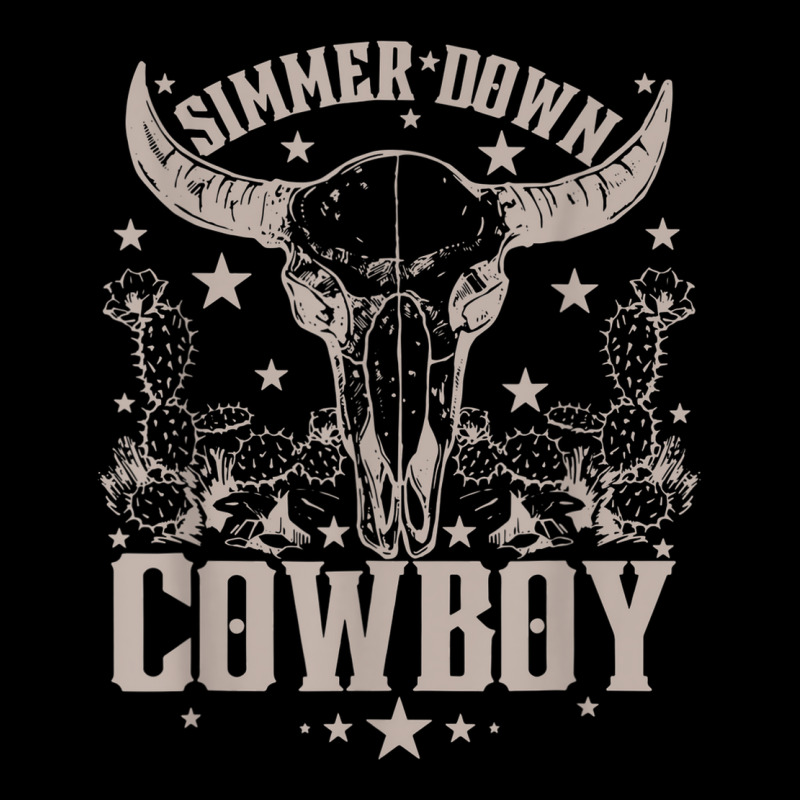 Simmer Down Cowboy Cowgirl Adjustable Cap | Artistshot