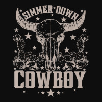 Simmer Down Cowboy Cowgirl Crop Top | Artistshot