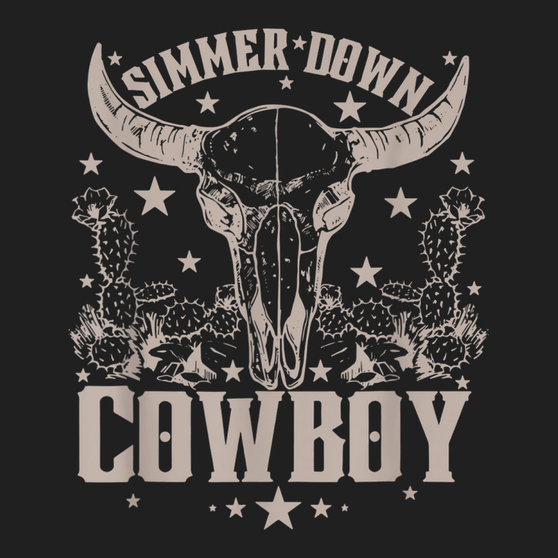 Simmer Down Cowboy Cowgirl Ladies Polo Shirt | Artistshot