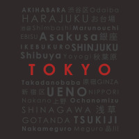 Districts Of Tokyo Japan Racerback Tank | Artistshot