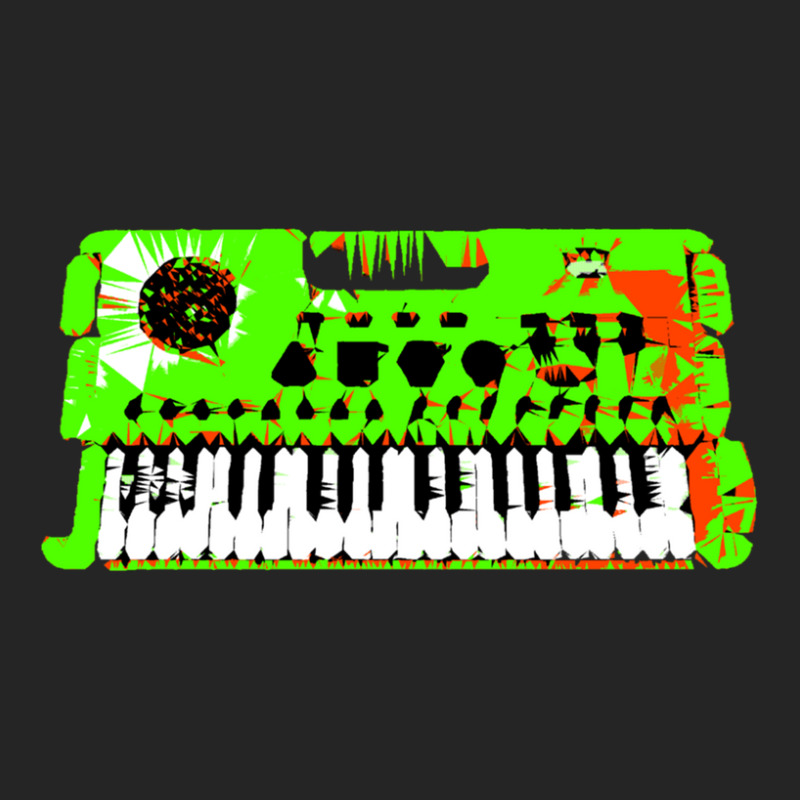 Retro Green Keyboard Synthesiser - Glitchy Mix Unisex Hoodie | Artistshot