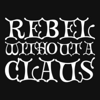 Rebel Without A Claus Baby Beanies | Artistshot