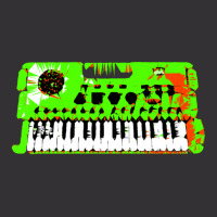 Retro Green Keyboard Synthesiser - Glitchy Mix Vintage Short | Artistshot