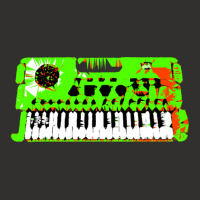 Retro Green Keyboard Synthesiser - Glitchy Mix Champion Hoodie | Artistshot