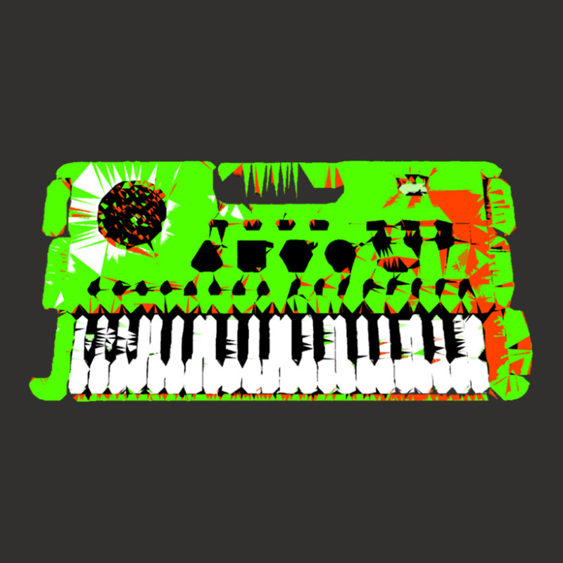 Retro Green Keyboard Synthesiser - Glitchy Mix Champion Hoodie | Artistshot