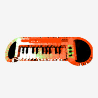 Retro Red Keyboard Synthesiser - Glitchy Mix Camper Cup | Artistshot