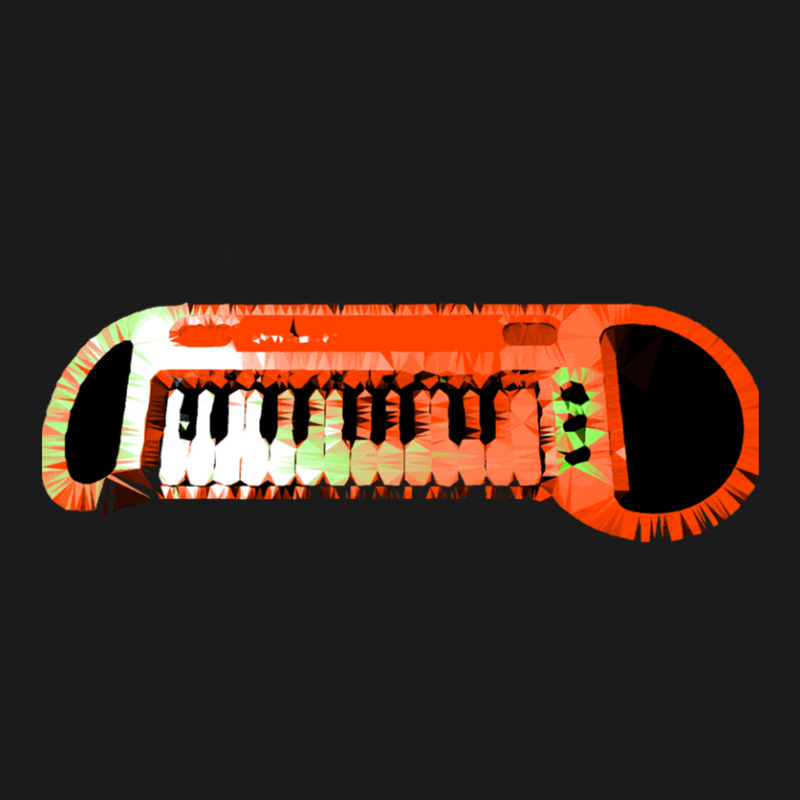 Retro Red Keyboard Synthesiser - Glitchy Mix Full-length Apron | Artistshot