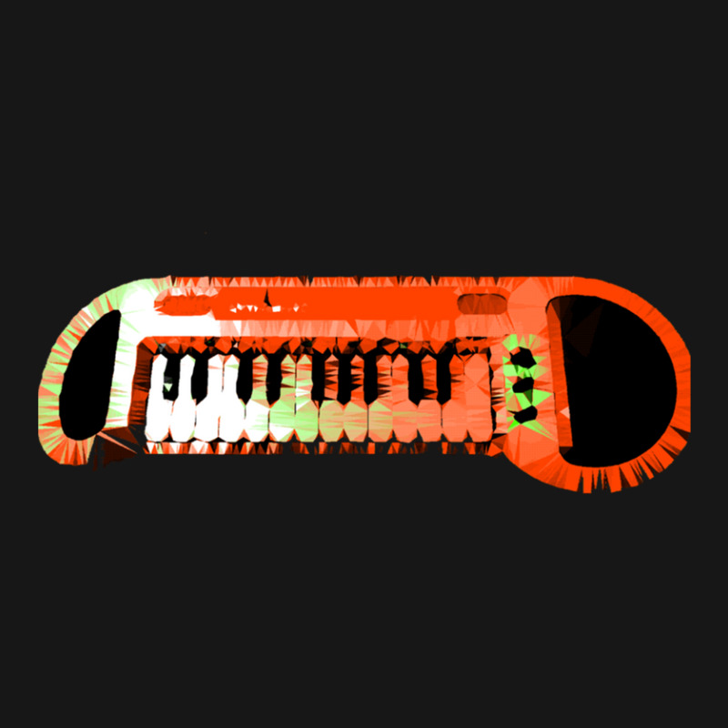 Retro Red Keyboard Synthesiser - Glitchy Mix Medium-length Apron | Artistshot