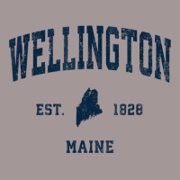 Wellington Maine Me Vintage Athletic Navy Sports Design T Shirt Vintage Hoodie | Artistshot