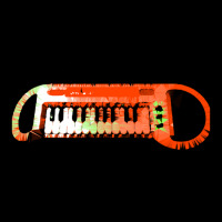 Retro Red Keyboard Synthesiser - Glitchy Mix Adjustable Cap | Artistshot