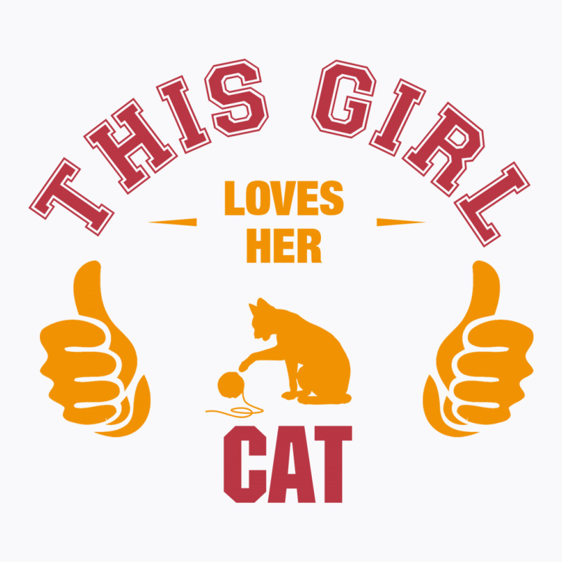 This Girl Loves Her Cat T-shirt | Artistshot