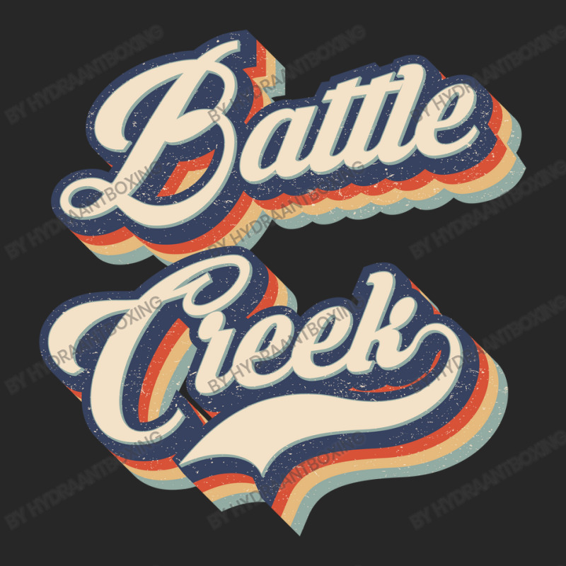 I Love Battle Creek City Usa Retro Vintage Men's T-shirt Pajama Set by HydraAntBoxing | Artistshot