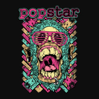 Rock Pop Star Gorilla. Crop Top | Artistshot