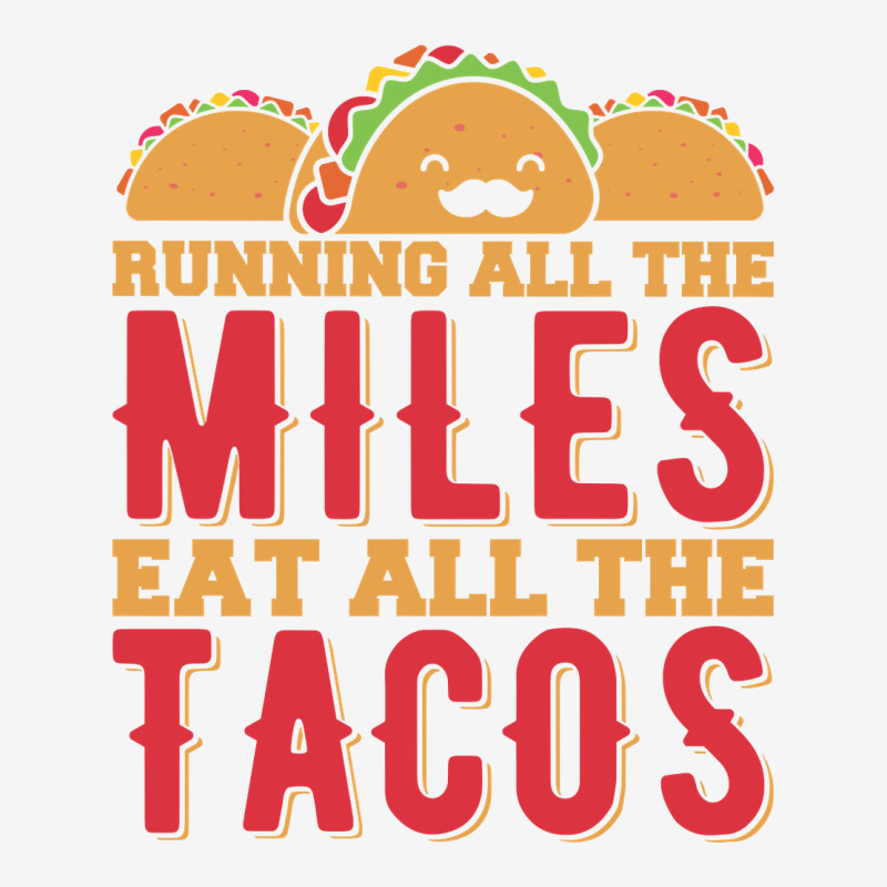 Run All The Miles Eat All The Tacos Funny Runner Race Track Long Sleev Adjustable Cap by cm-arts | Artistshot