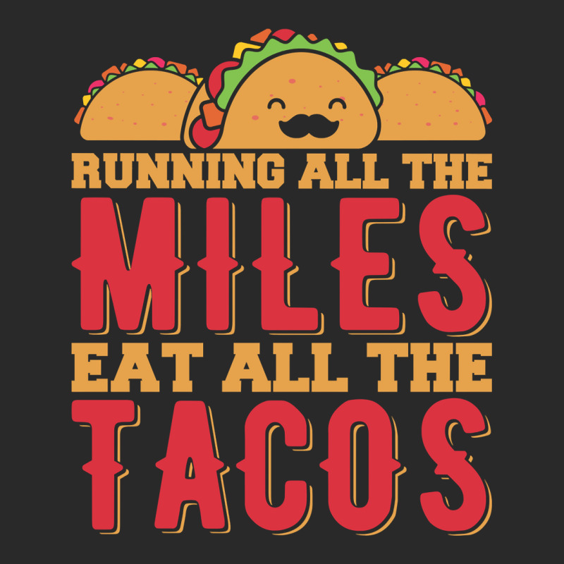 Run All The Miles Eat All The Tacos Funny Runner Race Track Long Sleev Printed hat by cm-arts | Artistshot