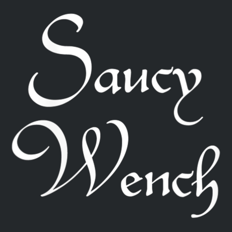 Womens Saucy Wench Renaissance Fair Fayre Funny Renfest Halloween V Ne Crewneck Sweatshirt by cm-arts | Artistshot