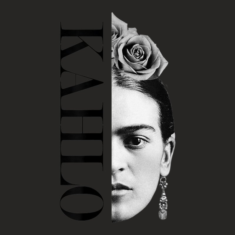 Frida Kahlo Split Portrait Ladies Fitted T-Shirt by cm-arts | Artistshot