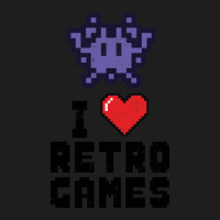 I Love Retro Games Arcade Gamer 1 Classic T-shirt | Artistshot