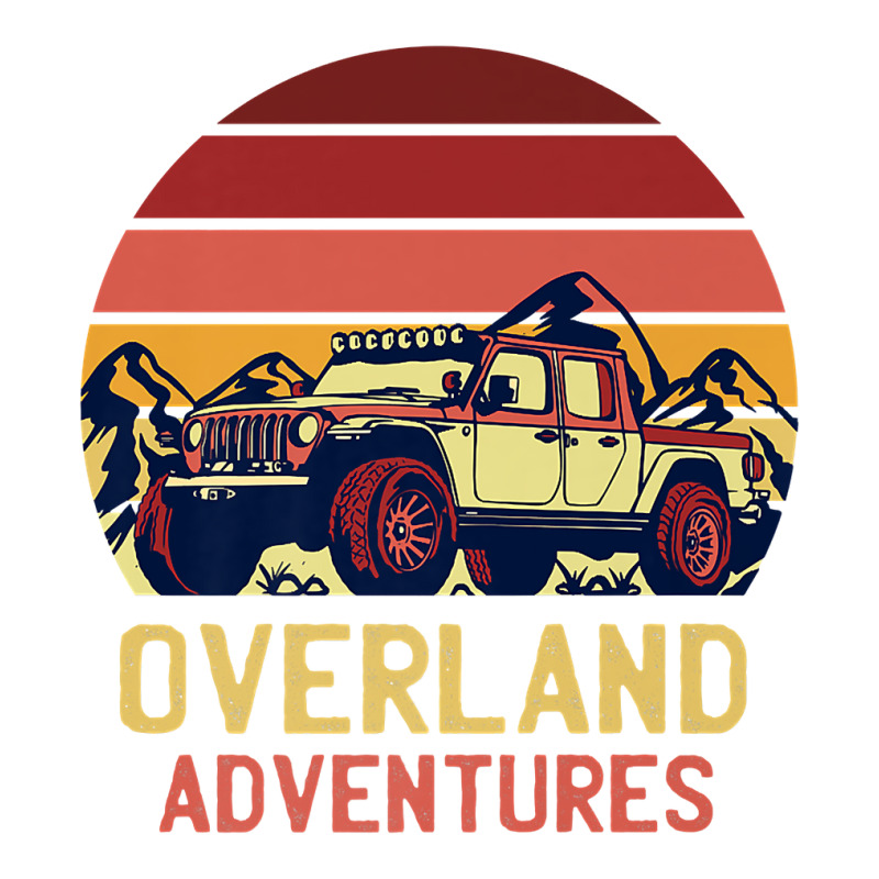 Overland Adventures Camping Offroad Mountain Sunset Graphic Premium T Youth Sweatshirt by cm-arts | Artistshot