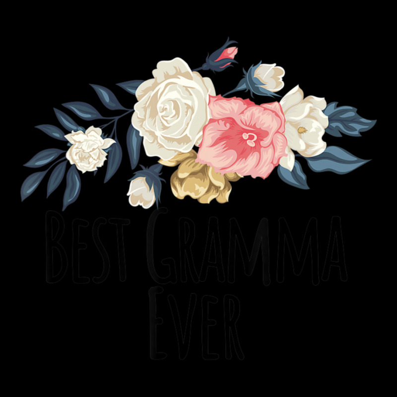 Floral Flowers Best Gramma Ever Saying Sarcasm Adjustable Cap | Artistshot