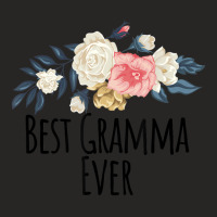 Floral Flowers Best Gramma Ever Saying Sarcasm Ladies Fitted T-shirt | Artistshot