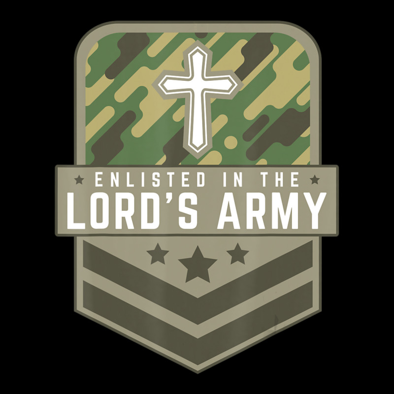 Enlisted In The Lord's Army Faith Religious Cross Toddler Sweatshirt by cm-arts | Artistshot