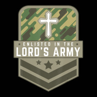 Enlisted In The Lord's Army Faith Religious Cross Toddler 3/4 Sleeve Tee | Artistshot