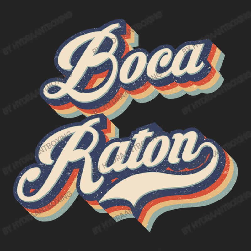 I Love Boca Raton City Usa Retro Vintage 3/4 Sleeve Shirt | Artistshot