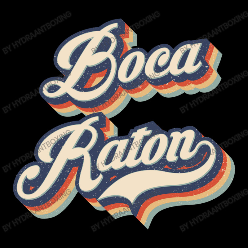 I Love Boca Raton City Usa Retro Vintage Men's Long Sleeve Pajama Set | Artistshot