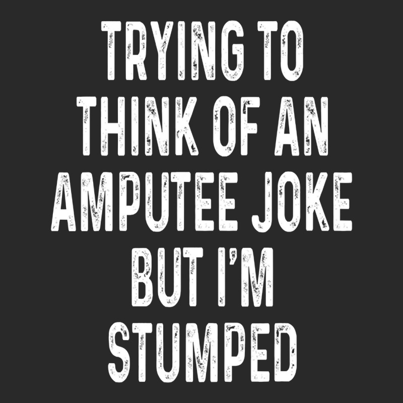 Funny Amputee Joke I'm Stumped Wheelchair Humor Printed hat by kentuckykonpha9 | Artistshot