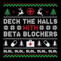 Ugly Xmas Sweater Deck The Halls With Beta Blockers Nurse Sweatshirt V-neck Tee | Artistshot