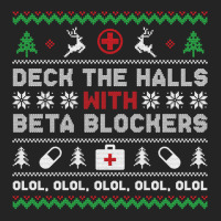 Ugly Xmas Sweater Deck The Halls With Beta Blockers Nurse Sweatshirt 3/4 Sleeve Shirt | Artistshot