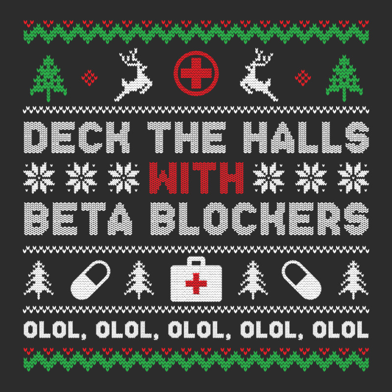 Ugly Xmas Sweater Deck The Halls With Beta Blockers Nurse Sweatshirt Exclusive T-shirt by cm-arts | Artistshot