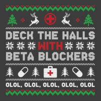 Ugly Xmas Sweater Deck The Halls With Beta Blockers Nurse Sweatshirt Men's Polo Shirt | Artistshot