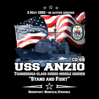 Uss Anzio (cg-68) Ticonderoga-class Guided Missile Cruiser Long Sleeve Baby Bodysuit | Artistshot